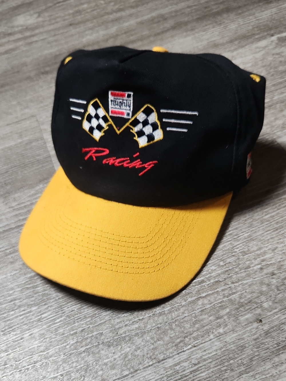 Joe Nemchik Racing Embroidered Cap - Black and Yellow
